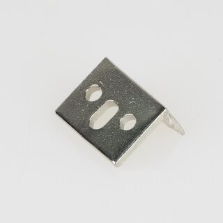 Hfele Schliewinkel fr Mbelriegel 18x9mm vernickelt