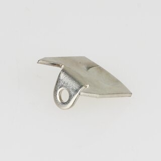 Hfele Schliewinkel mit Wulst und Einschlagzacken 20,5 x 17 mm Stahl vernickelt