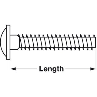 Hfele Gewindeschraube M4x1 Tellerkopf Kombi-Kreuzschlitz 10x8mm