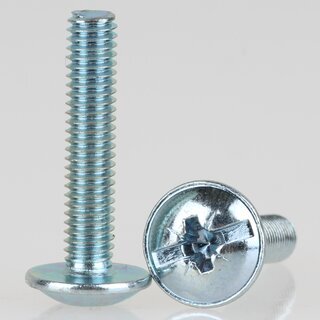 Hfele Gewindeschraube M4x1 Tellerkopf Kombi-Kreuzschlitz 10x20mm
