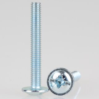 Hfele Gewindeschraube M4x1 Tellerkopf Kombi-Kreuzschlitz 10x30mm