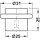 Häfele Türstopper Bodentürstopper Edelstahl matt 31x25mm zum Schrauben