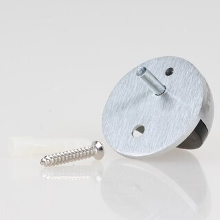 Hfele Trstopper Bodentrstopper Messing verchromt matt 47x27mm zum Schrauben
