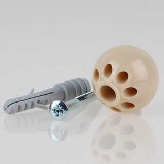 Hfele Trstopper Bodentrstopper Gummi beige 35mm zum Schrauben