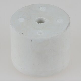 Hfele Trstopper Bodentrstopper Gummi TS8 wei 40x35mm zum Schrauben