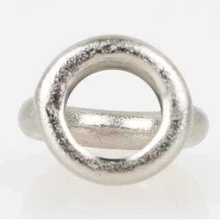 Ringnippel Metall Edelstahl-Optik 18x22mm mit M10x1 Innengewinde