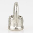 Ringnippel Metall Edelstahl-Optik 18x22mm mit M10x1 Innengewinde