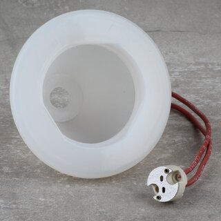 Silikon-Gehuse fr GU5.3/MR16 Niedervolt Halogen- & LED-Einbaustrahler