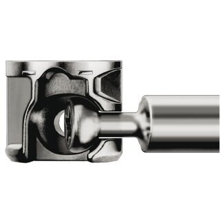 Hfele Minifix 12 Exzenter Verbindergehuse ohne Abdeckrand 12x9,5mm vernickelt