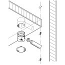 Häfele Minifix 12 Exzenter-Verbindergehäuse ohne Abdeckrand 12x9,5 mm vernickelt