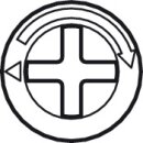 Häfele Minifix 12 Exzenter-Verbindergehäuse ohne Abdeckrand 12x9,5 mm vernickelt