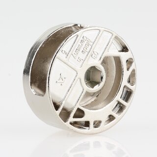 Hfele Maxifix Exzenter-Verbindergehuse 35x15,5 mm vernickelt