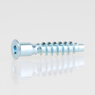 Hfele Einteilverbinder Confirmat Senkkopf SW4 Innensechskant 38x7 mm verzinkt