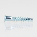 Häfele Einteilverbinder Confirmat Senkkopf SW4 Innensechskant 38x7 mm verzinkt