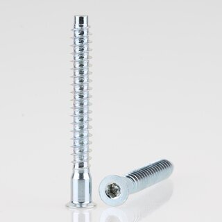 Hfele Einteilverbinder Confirmat Senkkopf Innensechskant SW4 verzinkt 60x7mm