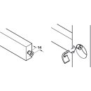 Häfele Einteilverbinder Confirmat Senkkopf Innensechskant SW4 verzinkt 60x7mm