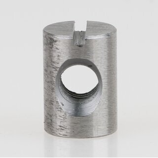 Hfele Quermutterbolzen M6 zentrisch 14x10mm Stahl