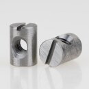 Häfele Quermutterbolzen M6 zentrisch 14x10 mm Stahl