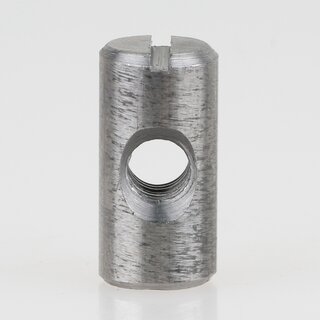 Hfele Quermutterbolzen M6 zentrisch 20x10 mm Stahl