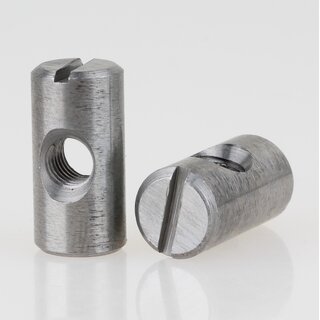 Hfele Quermutterbolzen M6 zentrisch 20x10mm Stahl