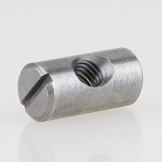 Hfele Quermutterbolzen M6 zentrisch 20x10mm Stahl