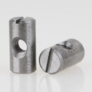 Hfele Quermutterbolzen M6 zentrisch 20x10mm Stahl