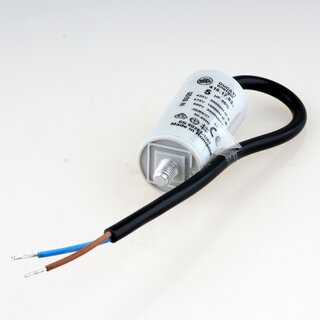 5uF 450V Anlaufkondensator Betriebskondensator Motorkondensator mit Kabel spritzwassergeschtzt