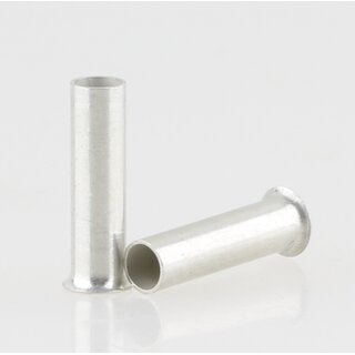 1000x Aderendhülsen 1,5 mm² 8 mm unisoliert aus Metall...