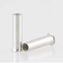 1000x Aderendhlsen 1,5 mm 8 mm unisoliert aus Metall...
