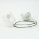 E27 Leuchtenpendel mit Baldachin, Kunststoff transparent,...