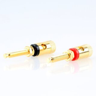 Audio Lautsprecher Einbau-Buchse Anschlussklemme 25 mm rot + schwarz