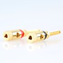 Audio Lautsprecher Einbau-Buchse Anschlussklemme 25 mm rot + schwarz