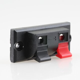 Audio Lautsprecher-Terminal 2-polig mit Klemmanschluss 54  24 mm