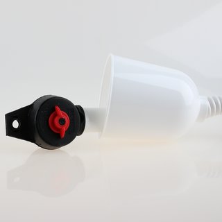 E27 Rollyzug Lampen Leuchtenpendel Kunststoff wei 40-120cm lang mit Baldachin