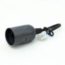 E27 Lampen Baustellenpendel Kunststoff schwarz 15cm lang T210°/100W
