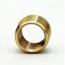 M13x1 AG auf M10x1 IG Reduzier Gewinde-Adapter | Länge 10 mm | Messing roh
