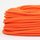 Textilkabel Stoffkabel orange 3-adrig 3x0,75 Gummischlauchleitung 3G 0,75 H03VV-F textilummantelt