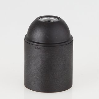 E27 Metall Fassungshlse Zierhlsen-Set antik fume mit Lampenfassung und Zugentlaster