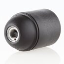 E27 Metall Fassungshülse Zierhülsen-Set Messing roh mit Lampenfassung und Zugentlaster