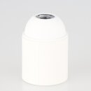 E27 Metall Fassungshülse Zierhülsen-Set weiß mit Lampenfassung und Zugentlaster