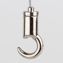 Ms Seilstopper mit Haken 17,0 / 10,5 mm Haken  vernickelt...