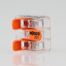 Wago 221-413 Compact Verbindungsklemme 3-polig,...