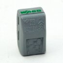 Wago 222-412 Universal Verbindungsklemme 2-polig, grau, für alle Leiterarten