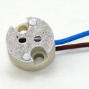 12V Niedervolt Halogen Fassung  G4-GY6,35 mit 14 cm Kabel...