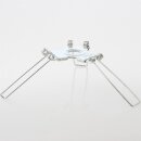 Lampenschirm Lampen Glashalter 140mm mit 3-fach Feder für alle E14 und E27 Fassungen geeignet