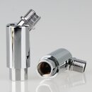 Lampen Dreh-Kippgelenk 16x48 mm, verchromt, M10x1 Innen-...
