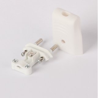Eurostecker Europa-Flachstecker wei 250V/2A