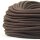Textilkabel Stoffkabel braun 2-adrig 2x0,75 Zug-Pendelleitung S03RT-F