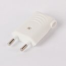 Eurostecker wei 250V/6A mit seitlicher Kabelfhrung und...