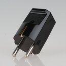 Schutzkontakt-Stecker schwarz &ndash; 250V/16A mit zwei...